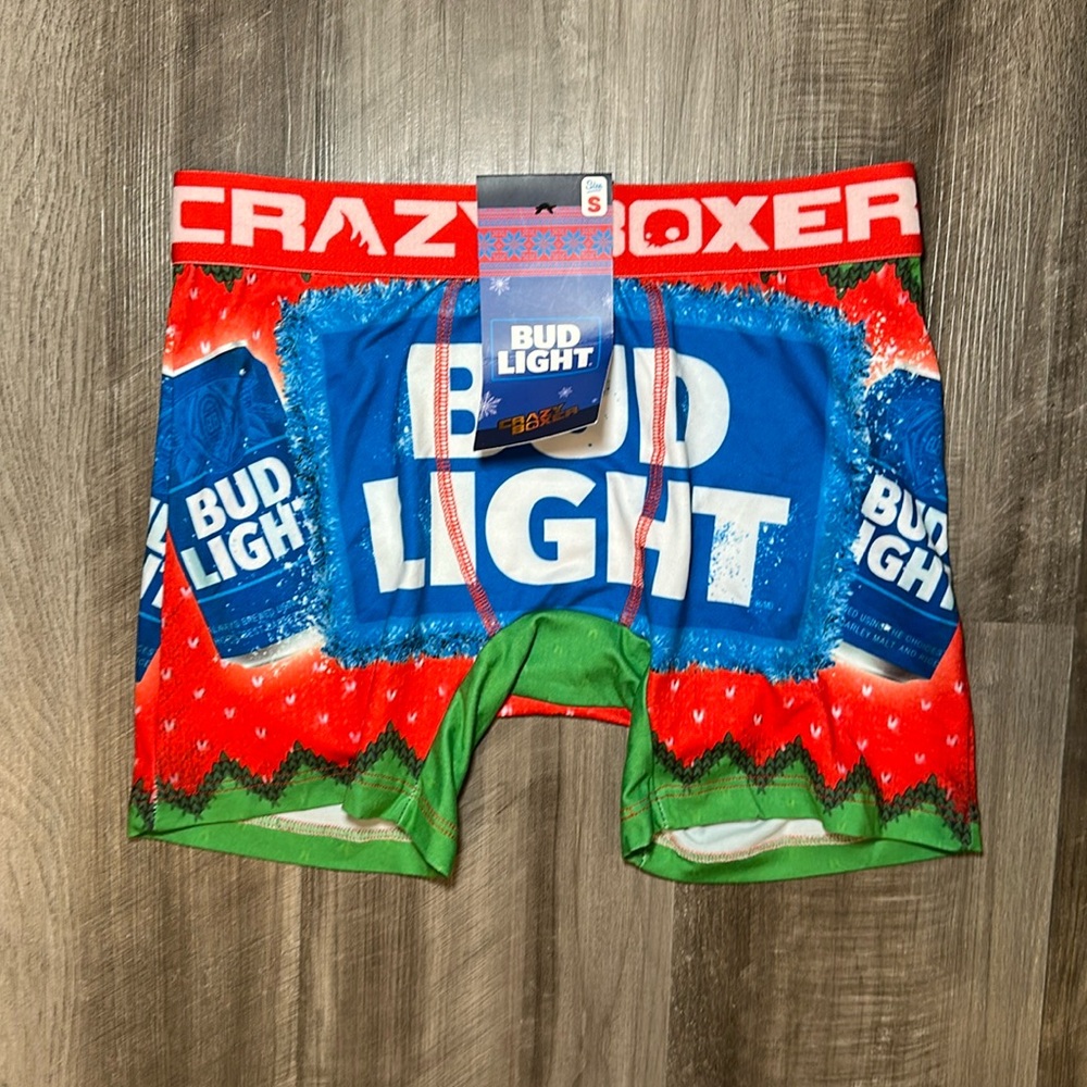 Bud Light Crazy Boxer Boxer Brief - Small